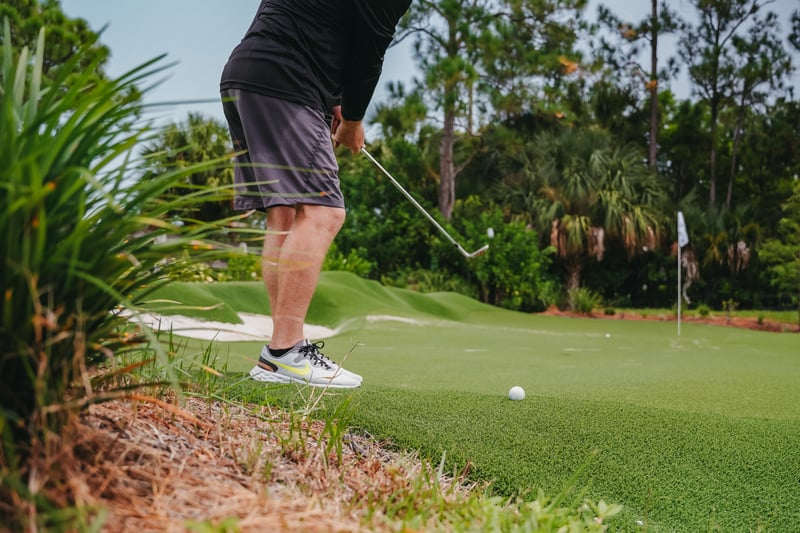 Short Game Practice Facility for PGA Tour Pro Daniel Berger